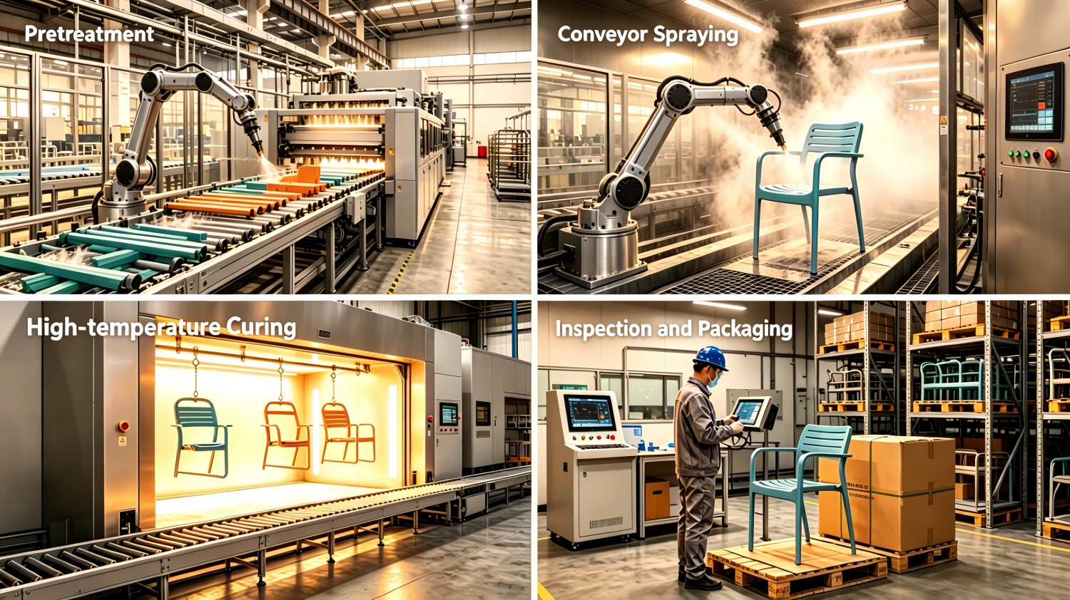 Perabotan Luar Ruangan (Meja dan Kursi Aluminium/Besi/Stainless Steel, Keranjang Gantung)